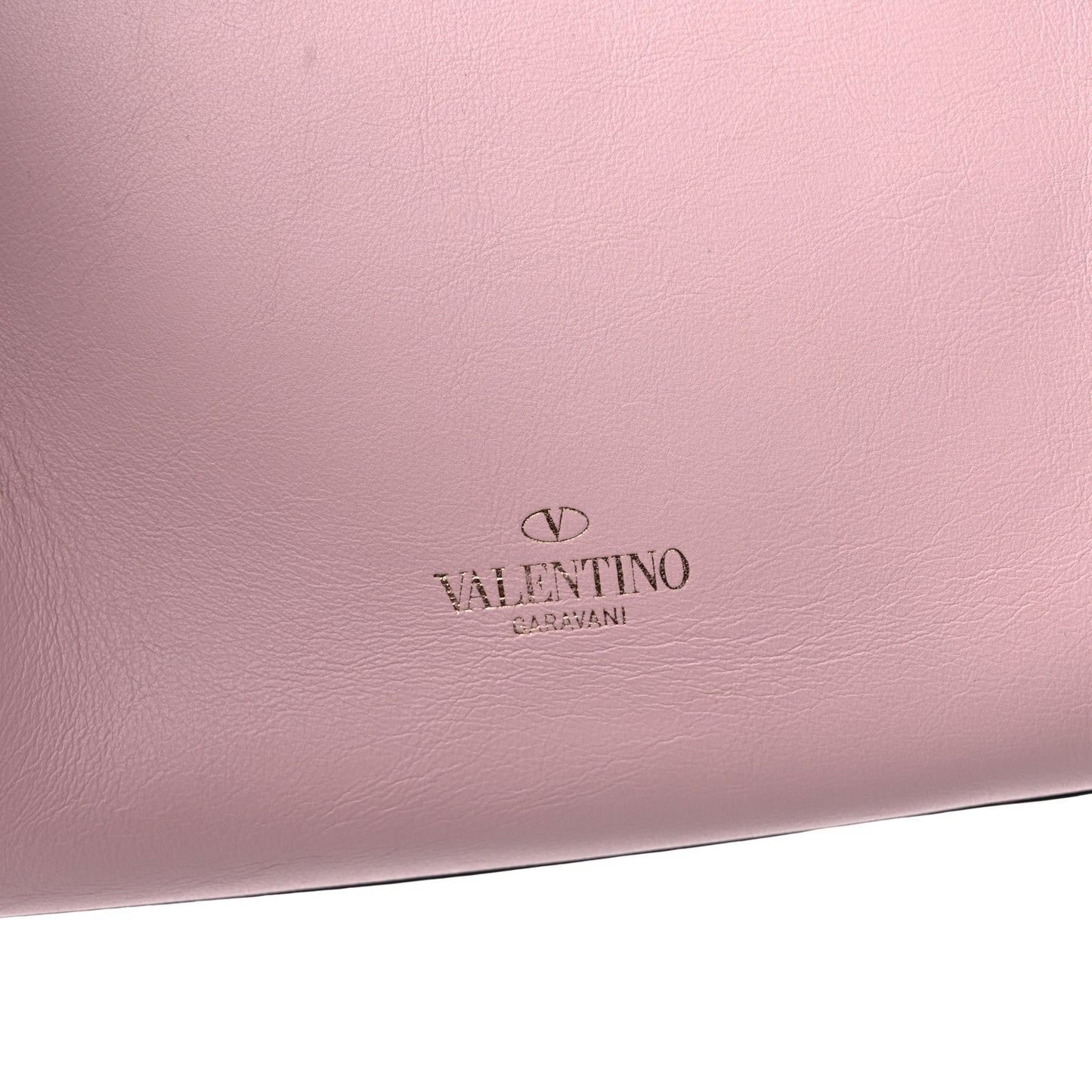 Vitello Small Rockstud Double Handle Tote Water Rose