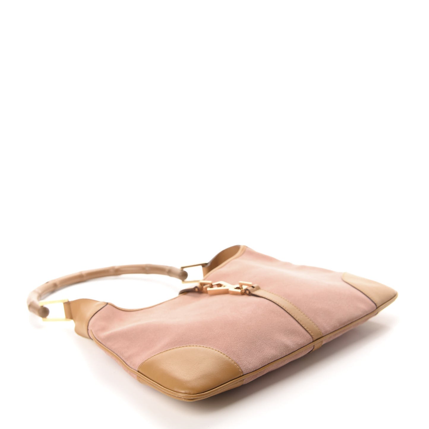 Suede Small Jackie O Hobo Tobacco Dark Cipria