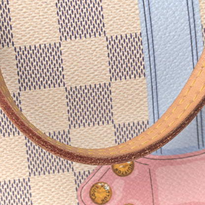 Louis Vuitton Damier Azur Summer Trunks Neo Neverfull MM 10 of 16