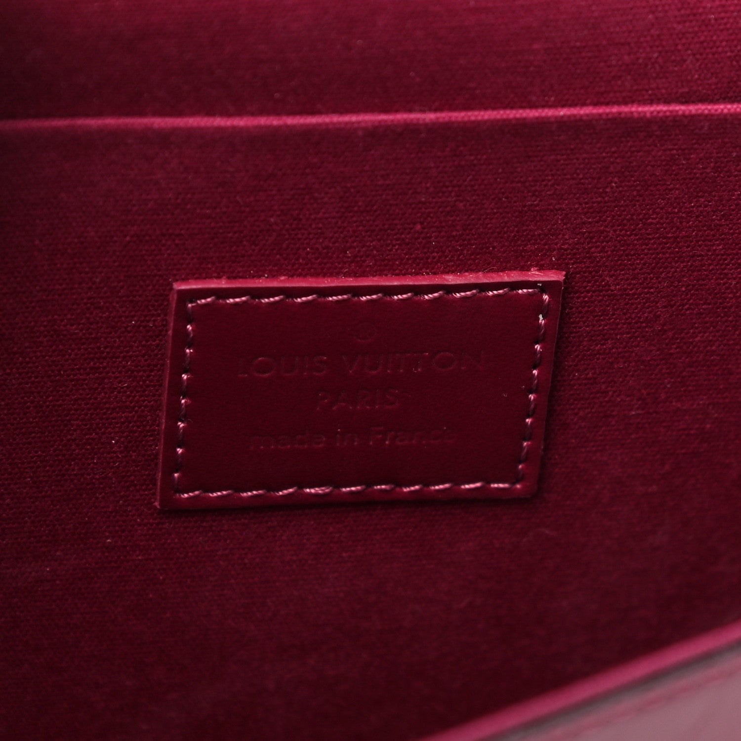 Louis Vuitton Vernis Felicie Chain Wallet Magenta 7 of 14