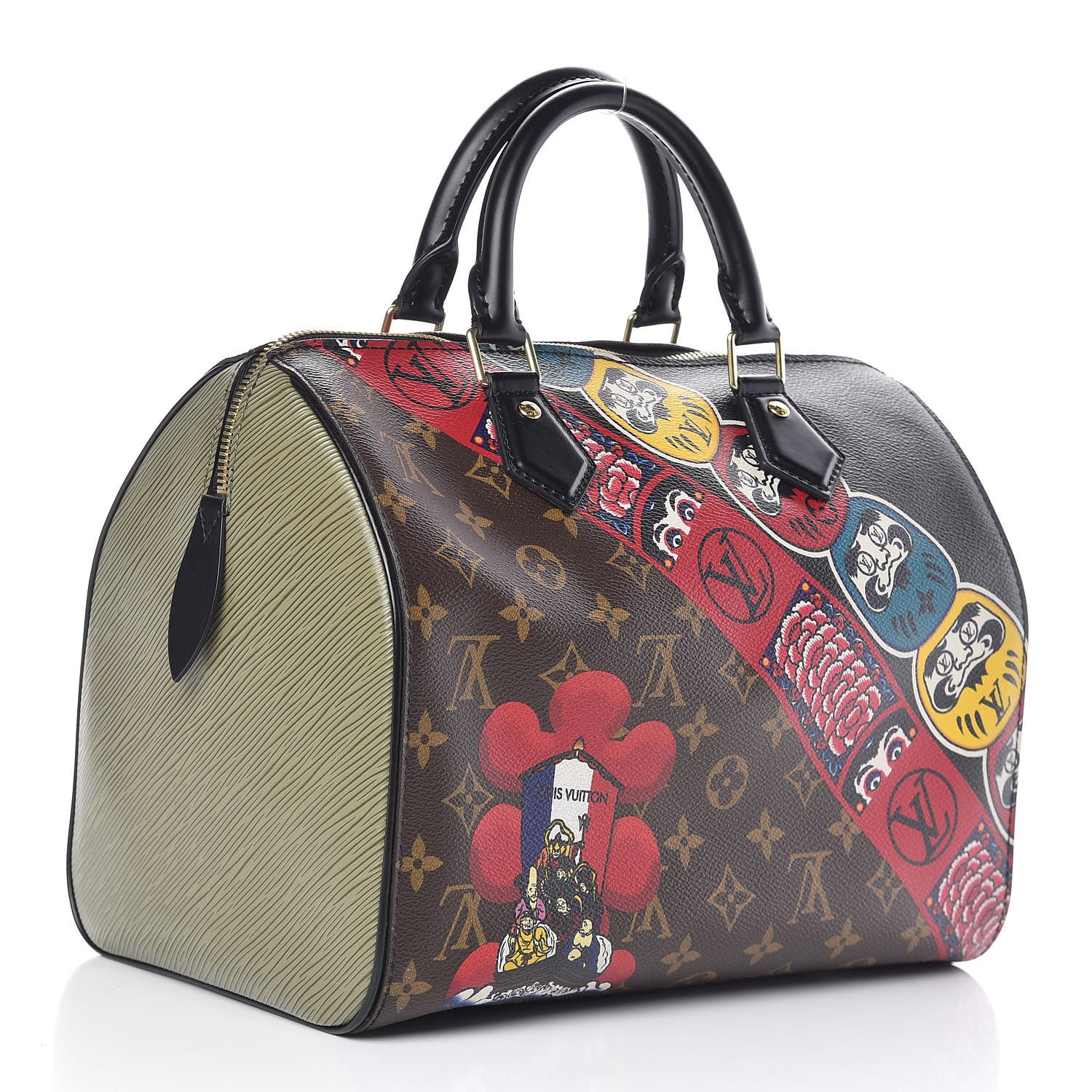 Louis Vuitton Monogram Kabuki Speedy 30 3 of 9