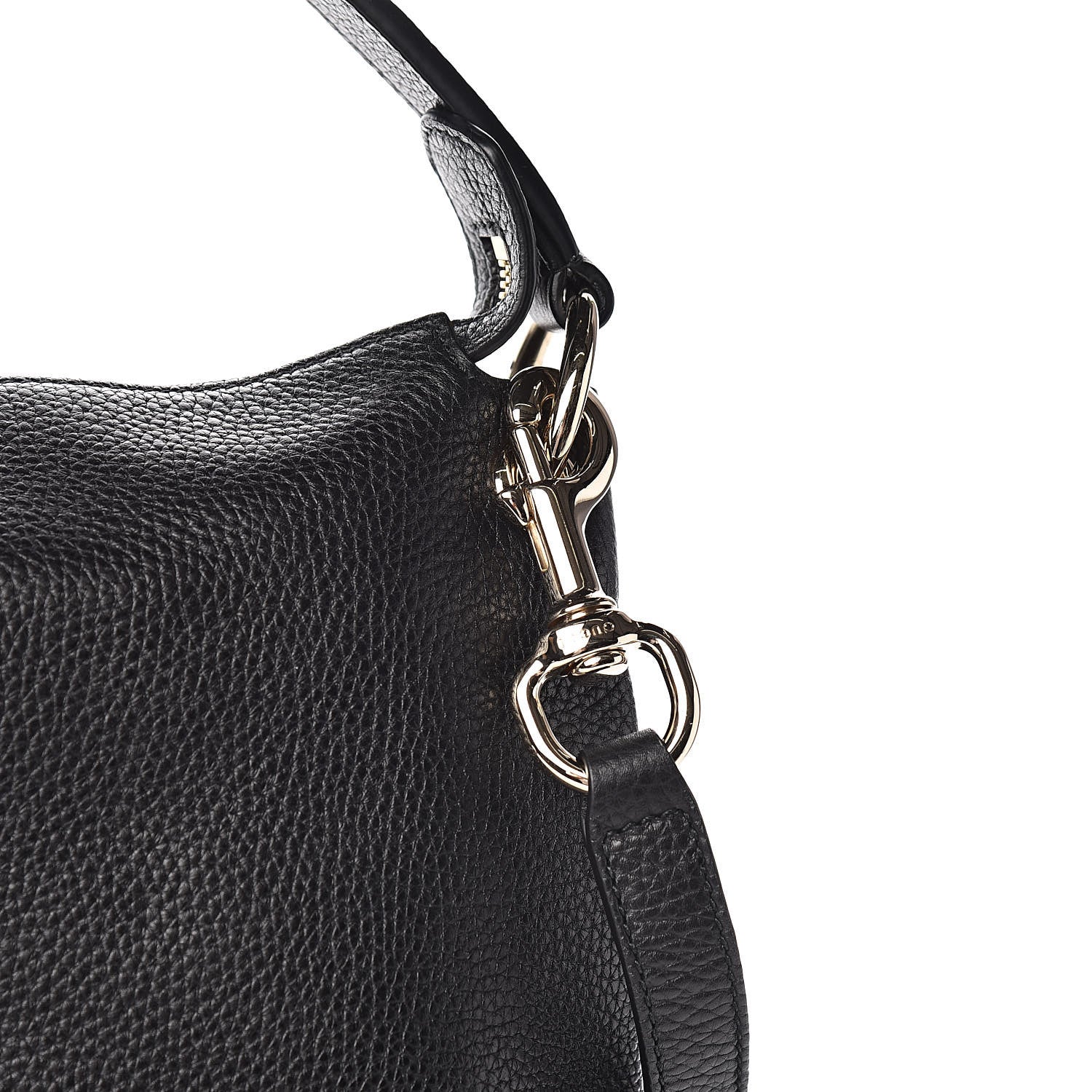 Gucci Pebbled Calfskin Large Soho Hobo Black 10 of 10