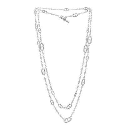 Hermes Sterling Silver Farandole Necklace 160 3 of 6