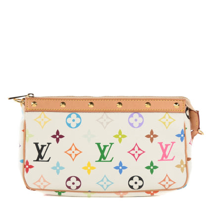 Louis Vuitton Monogram Multicolor Pochette Accessories White 1 of 8