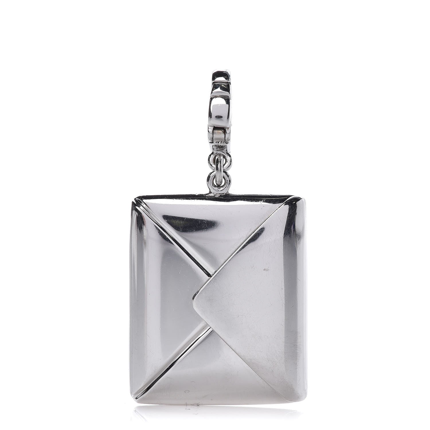 Louis Vuitton 18K White Gold Envelope Charm 1 of 4