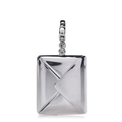 Louis Vuitton 18K White Gold Envelope Charm 1 of 4