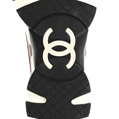 Chanel Calfskin CC Sneakers 39 Brown White Black 8 of 9