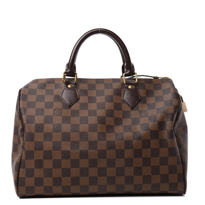 Louis Vuitton Damier Ebene Speedy 30 1 of 10
