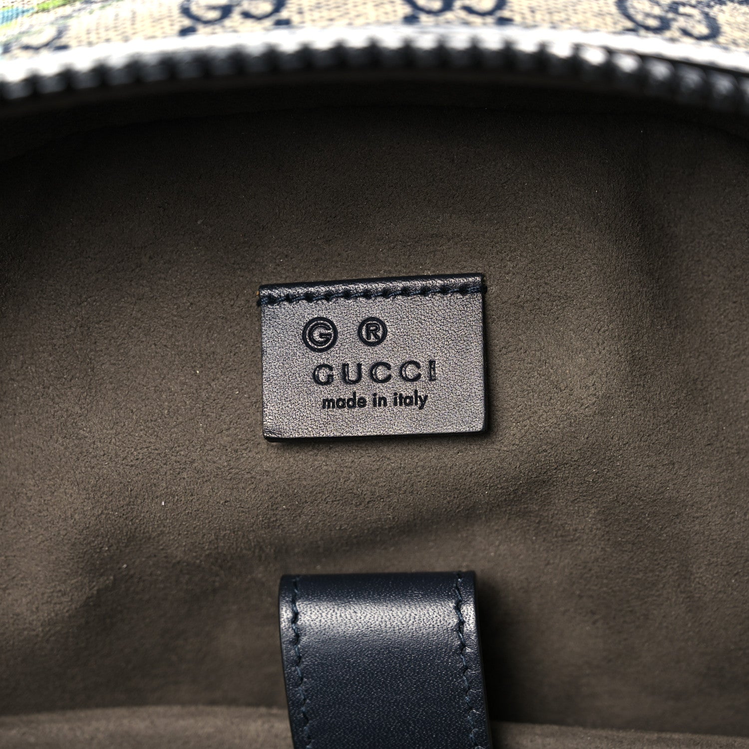 Gucci GG Supreme Blooms Monogram Medium Day Backpack Blue 6 of 14