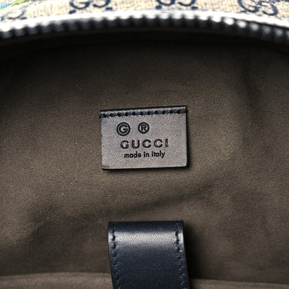 Gucci GG Supreme Blooms Monogram Medium Day Backpack Blue 6 of 14