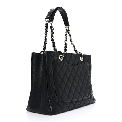 Chanel Caviar Quilted Grand Shopping Tote GST Black 3 of 11