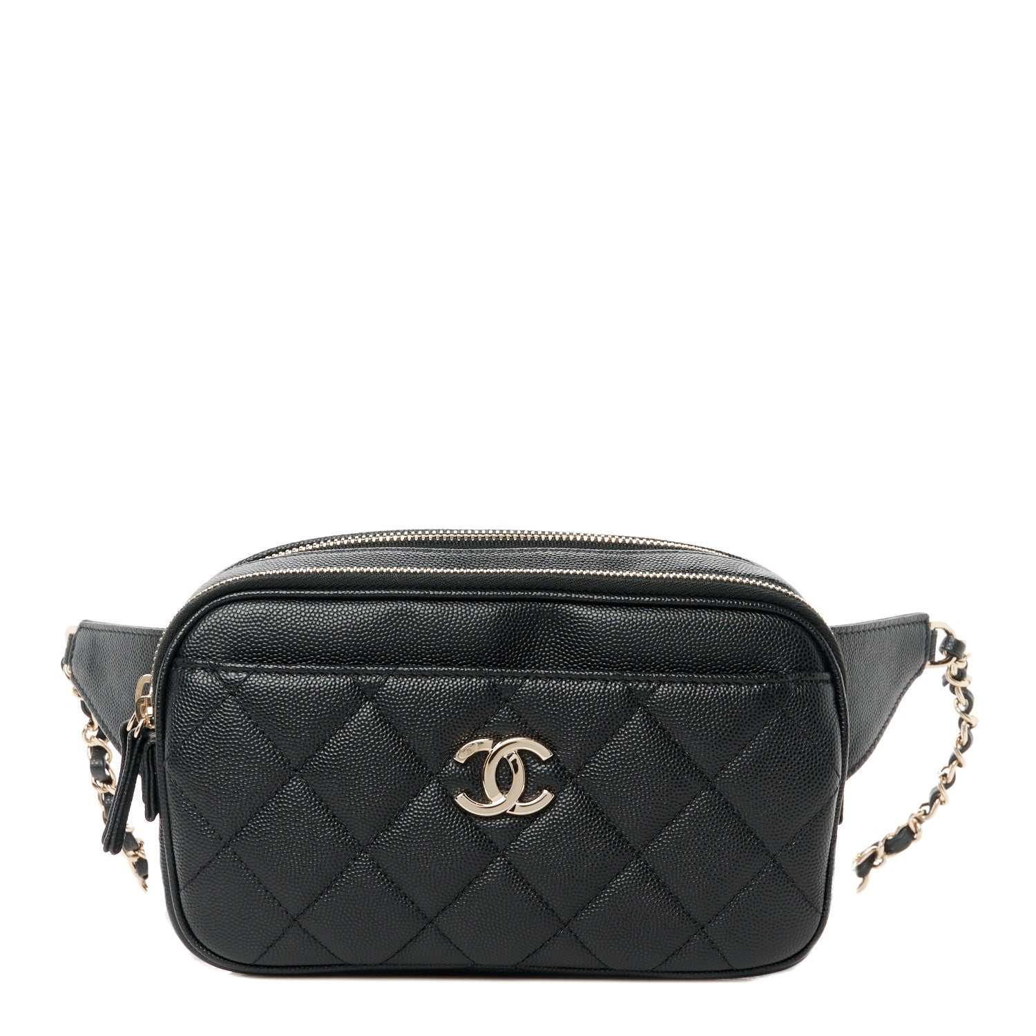 Chanel Caviar Quilted Waist Bag With Pouch Black 1 of 13