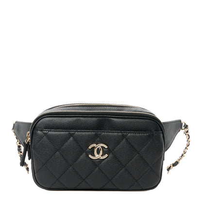 Chanel Caviar Quilted Waist Bag With Pouch Black 1 of 13