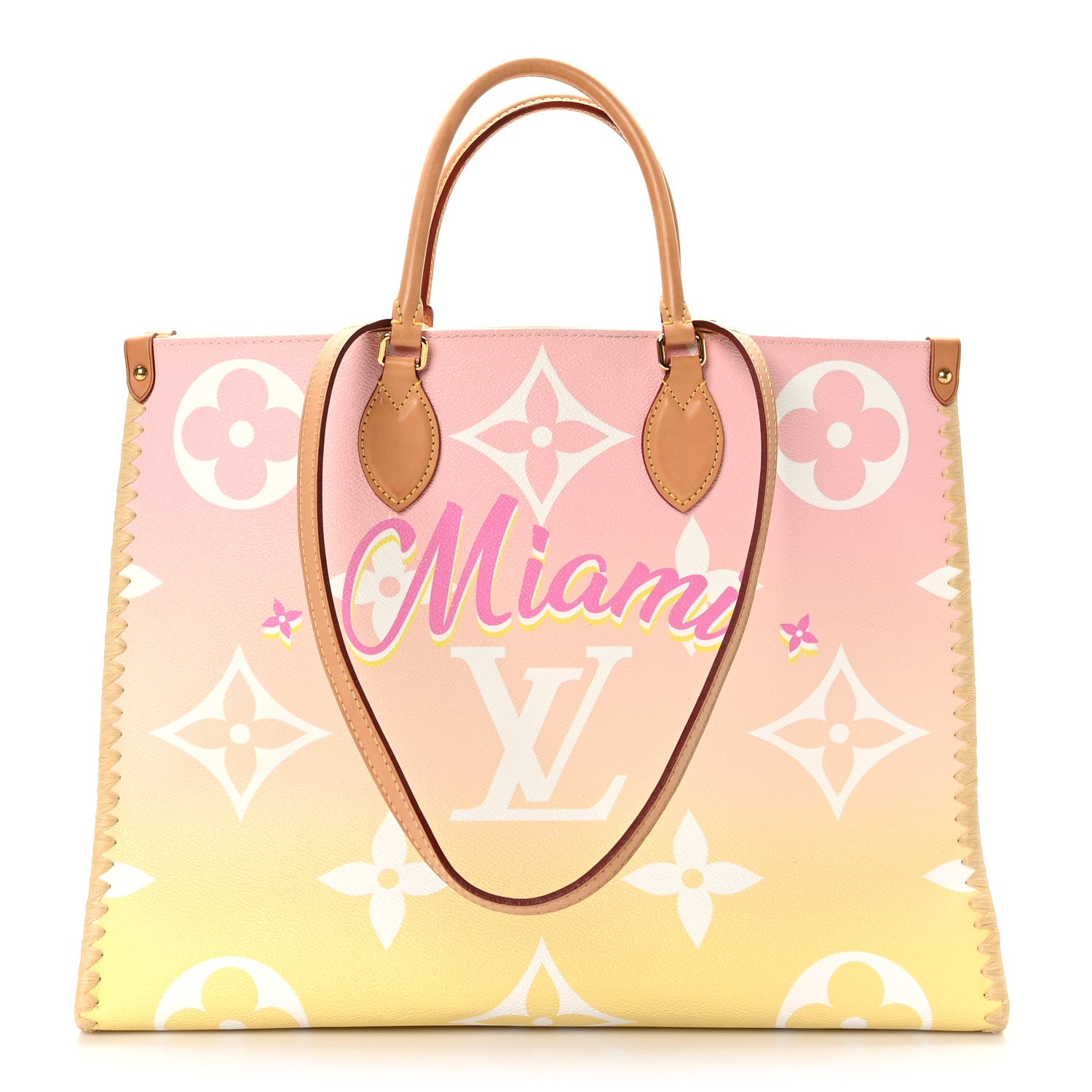 Louis Vuitton Monogram Giant By The Pool Miami Onthego GM Light Pink 1 of 10