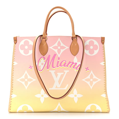 Louis Vuitton Monogram Giant By The Pool Miami Onthego GM Light Pink 1 of 10