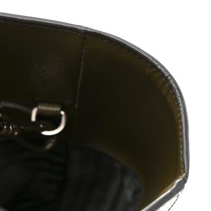 Prada Saffiano Vernice Shopping Tote Militare 11 of 21