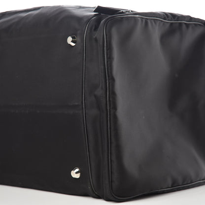 Prada Tessuto Nylon Saffiano Viaggio Duffle Black 9 of 12
