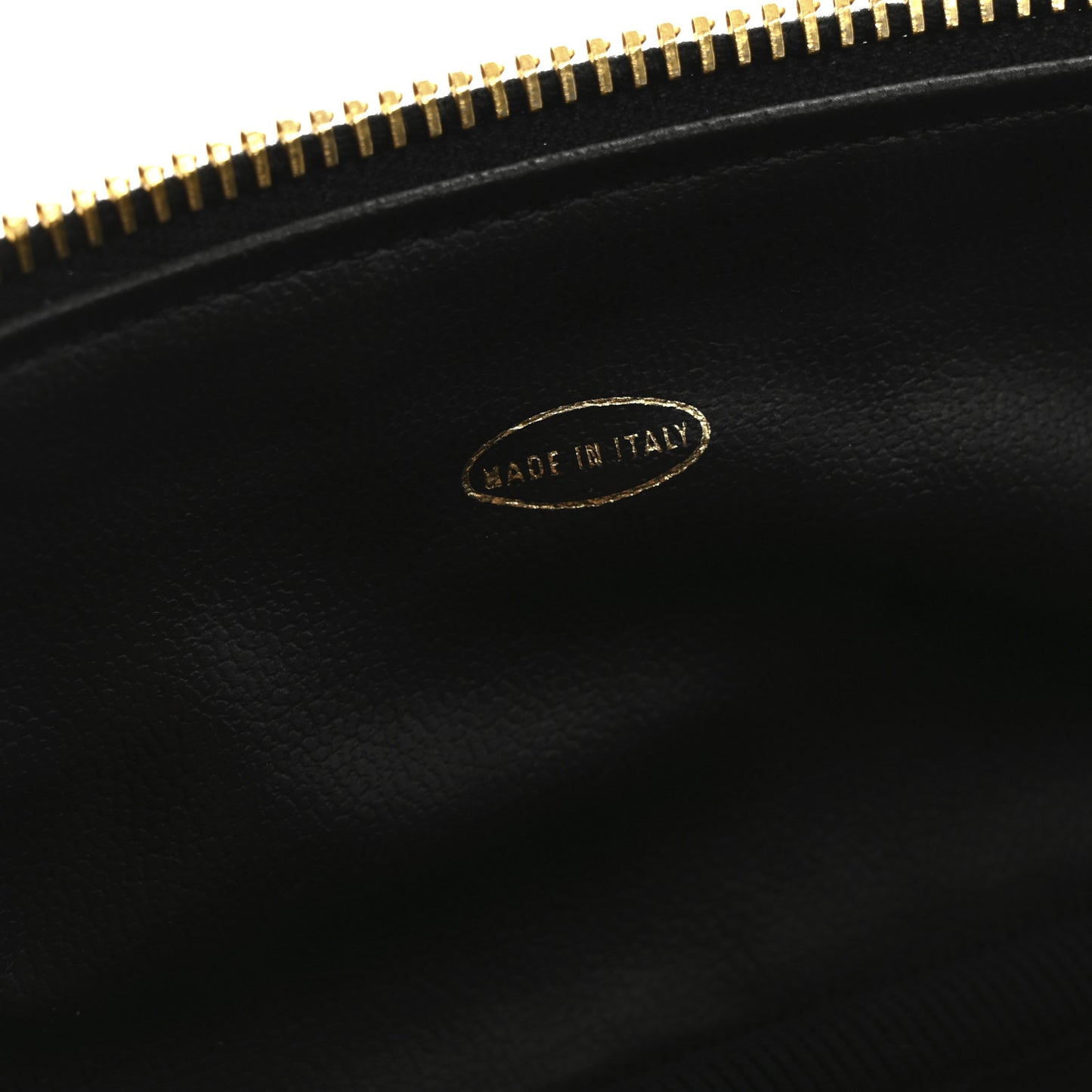 Lambskin Vanity Cosmetic Case Black
