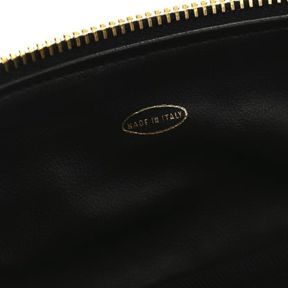 Chanel Lambskin Vanity Cosmetic Case Black 7 of 12