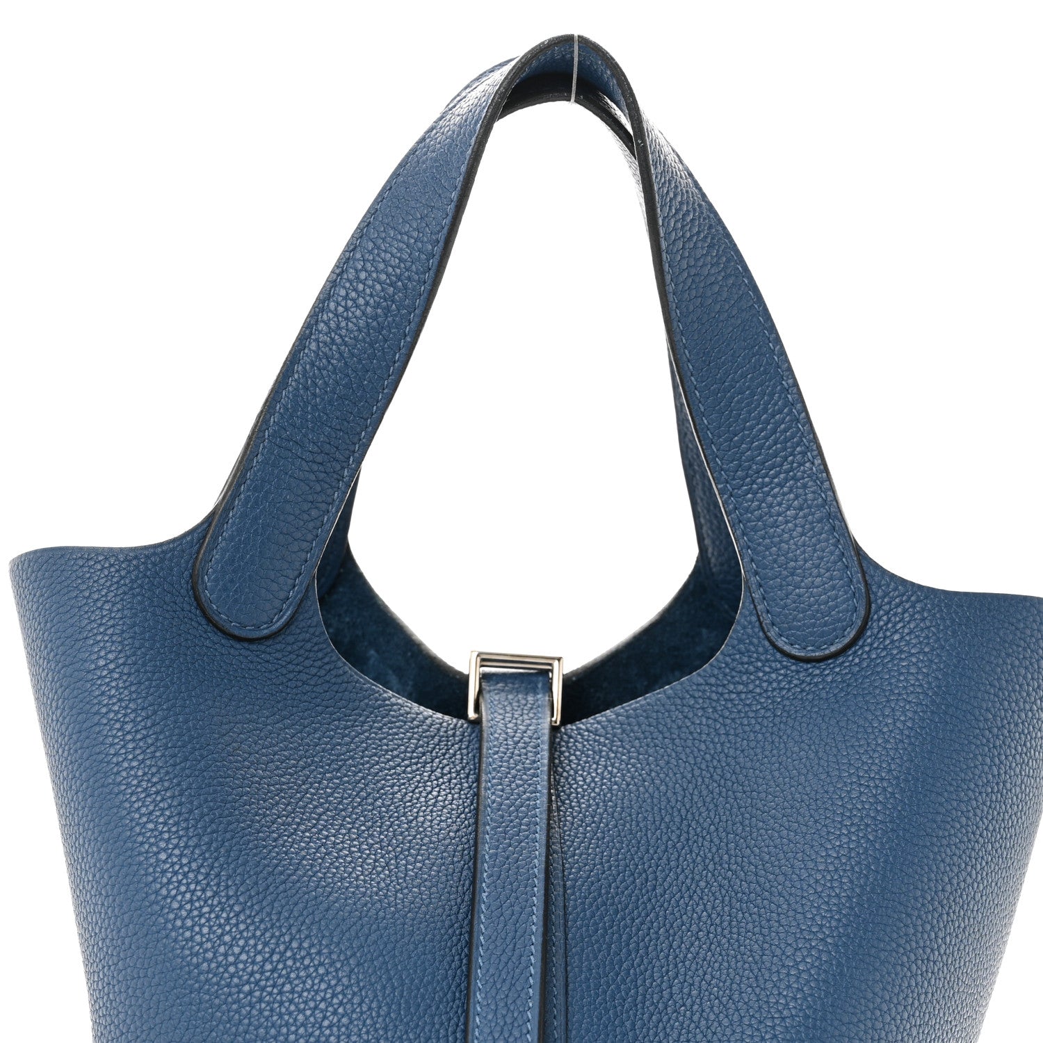 Hermes Taurillon Clemence Picotin Lock 18 PM Deep Bleu 8 of 12