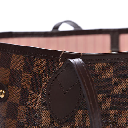 Louis Vuitton Damier Ebene Neo Neverfull MM Rose Ballerine 11 of 16