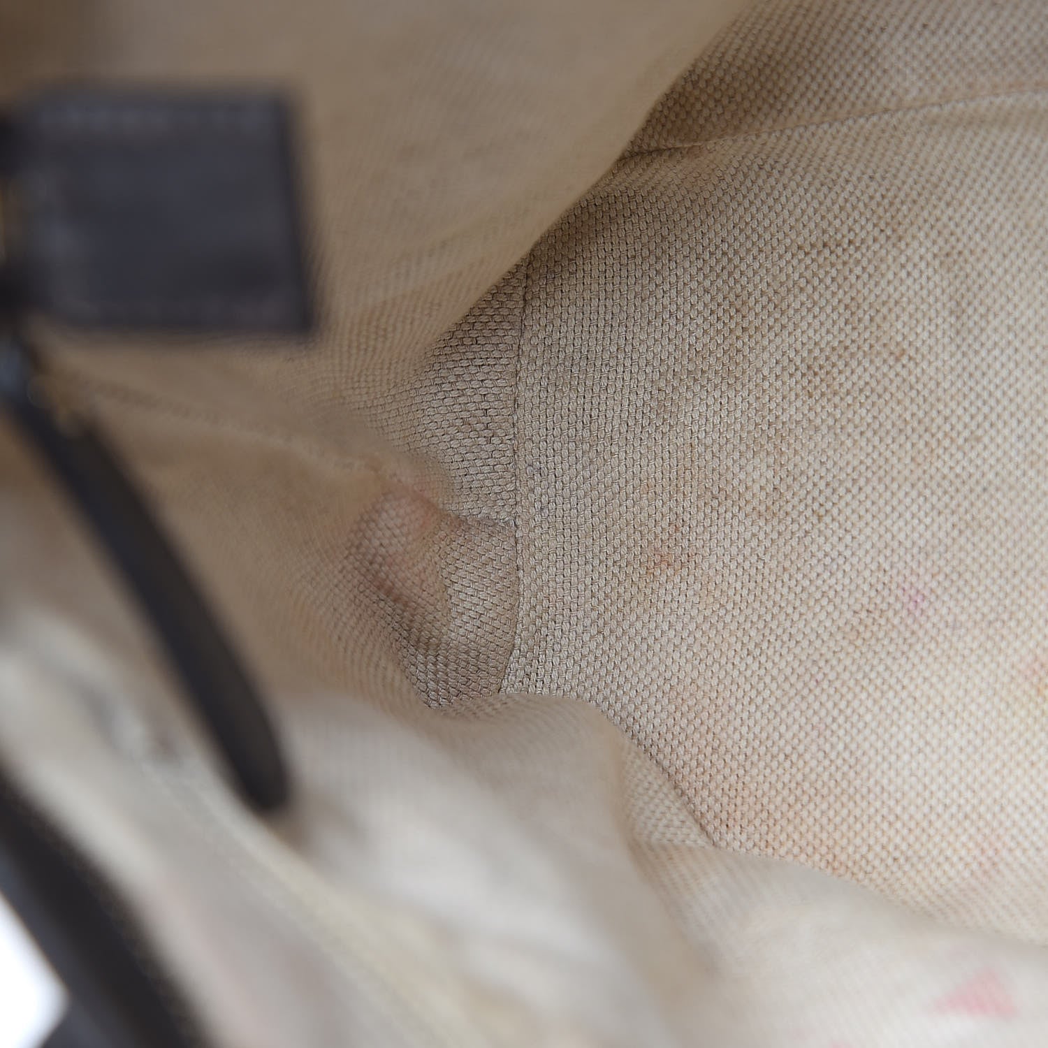 Gucci GG Supreme Monogram Small Zippered Tote Dark Brown 12 of 15