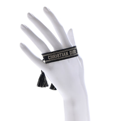 Christian Dior Woven Cotton J'Adior Friendship Bracelet Navy 2 of 3