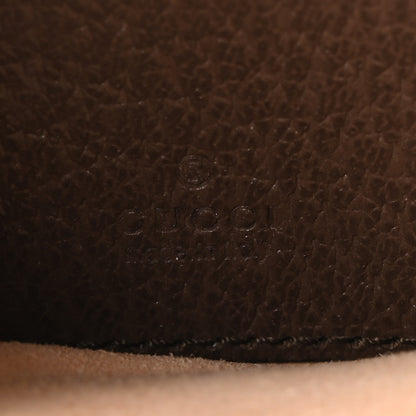Gucci GG Supreme Monogram Textured Calfskin Web Mini Ophidia Half Moon Hobo Beige Ebony New Acero Beige Ebony New Acero 6 of 12