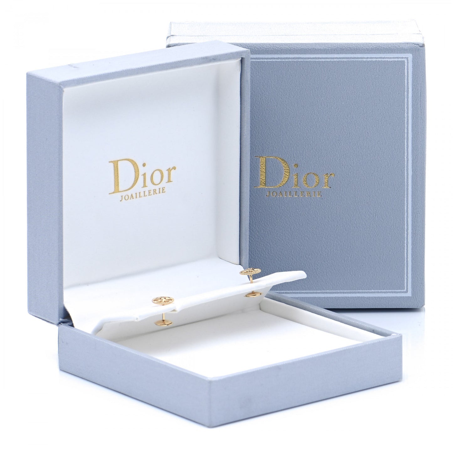 18K Yellow Gold Diamond XS Rose Des Vents Earrings