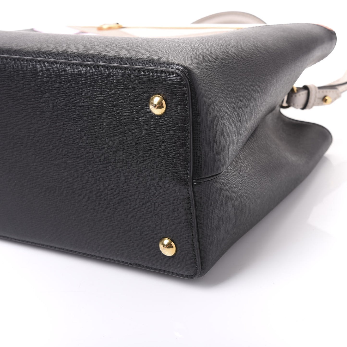 Vitello Elite Monster Petite 2Jours Tote Multicolor Black Grigio Polvere Multicolor