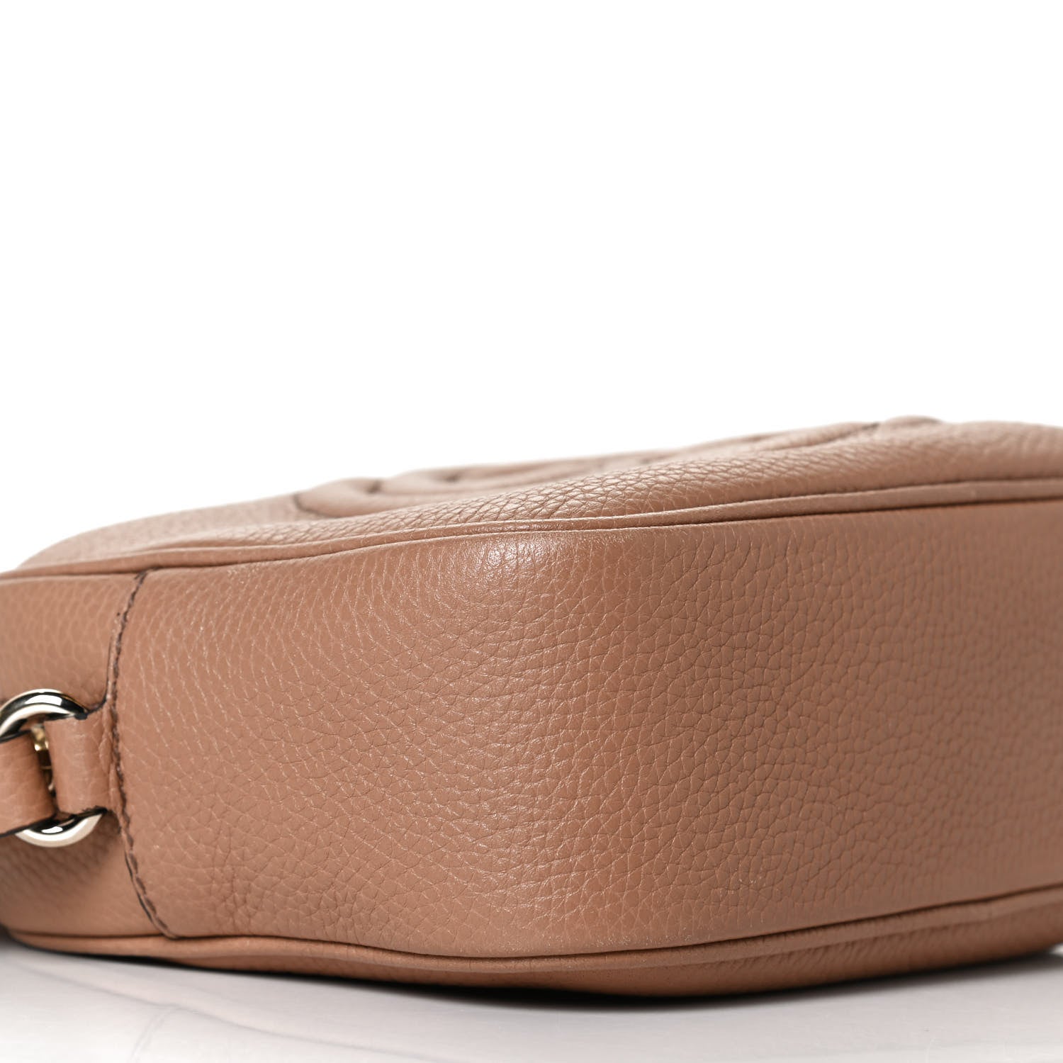 Gucci Pebbled Calfskin Small Soho Disco Bag Camelia 9 of 12