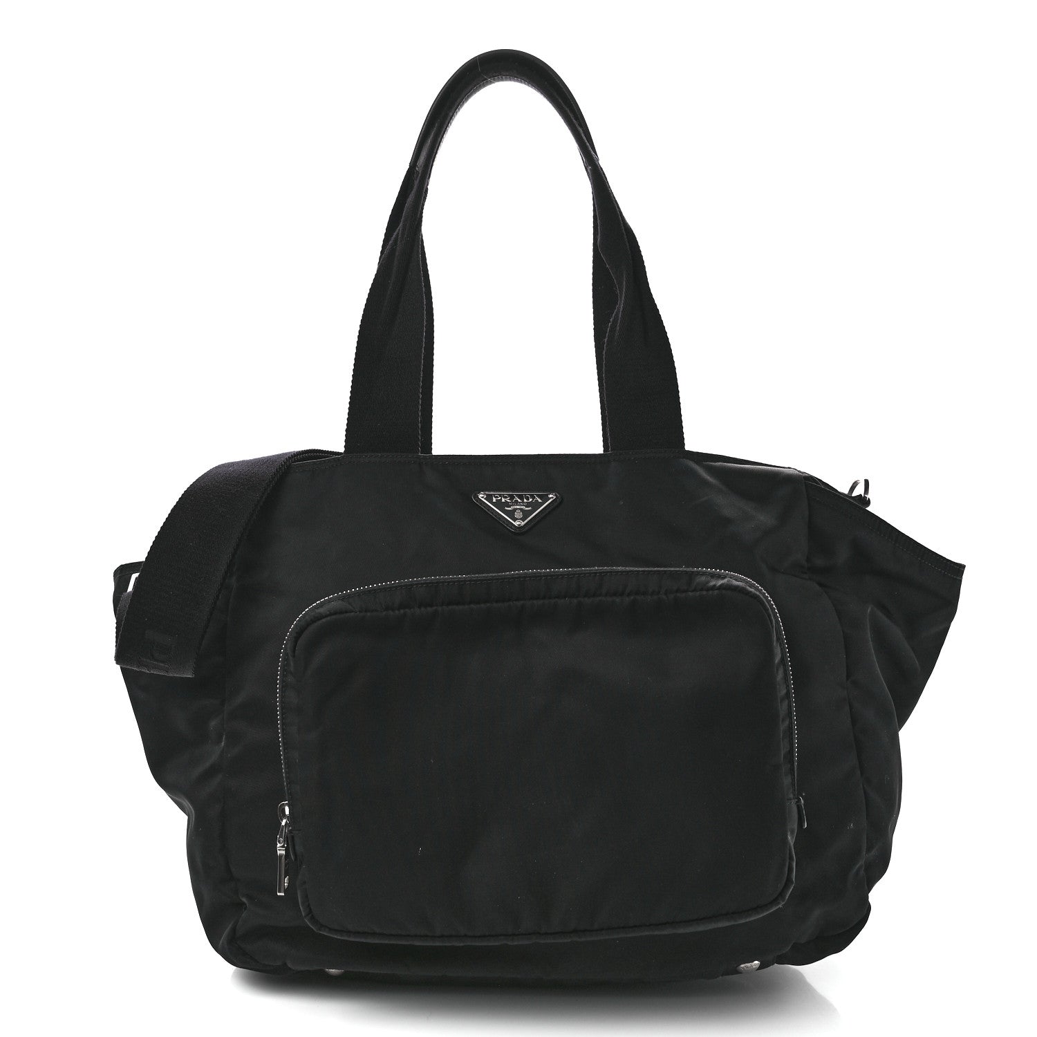 Prada Nylon Vela Baby Bag Black 1 of 15