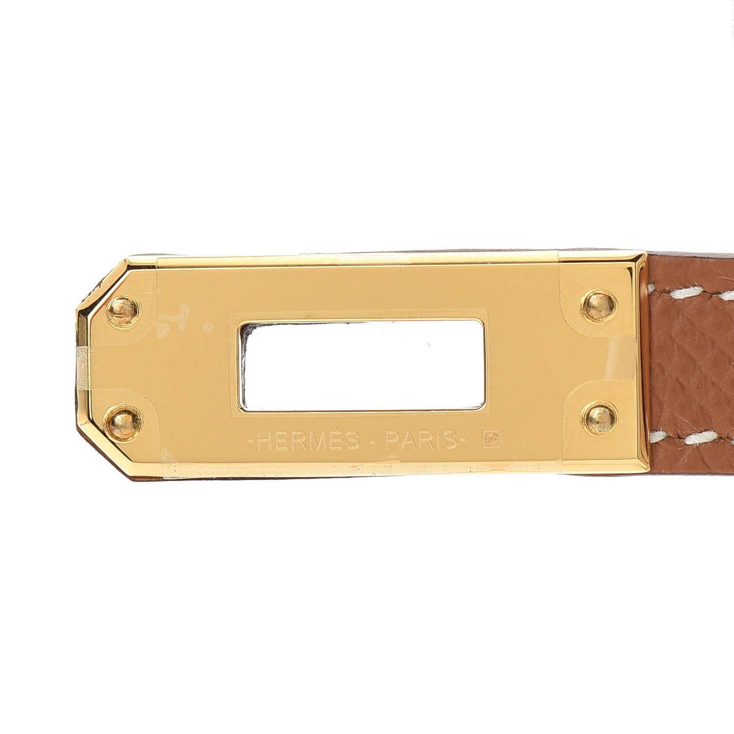 Epsom Horseshoe Mini Kelly Sellier 20 Craie Gold