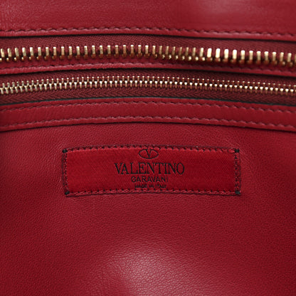 Valentino Garavani Vitello Macro Rockstud Runway Tote Scarlet 6 of 13