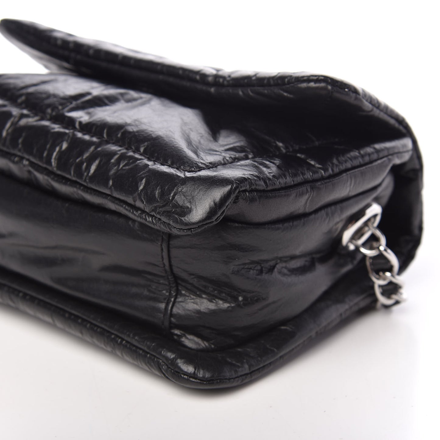 Lambskin The Pillow Bag Black