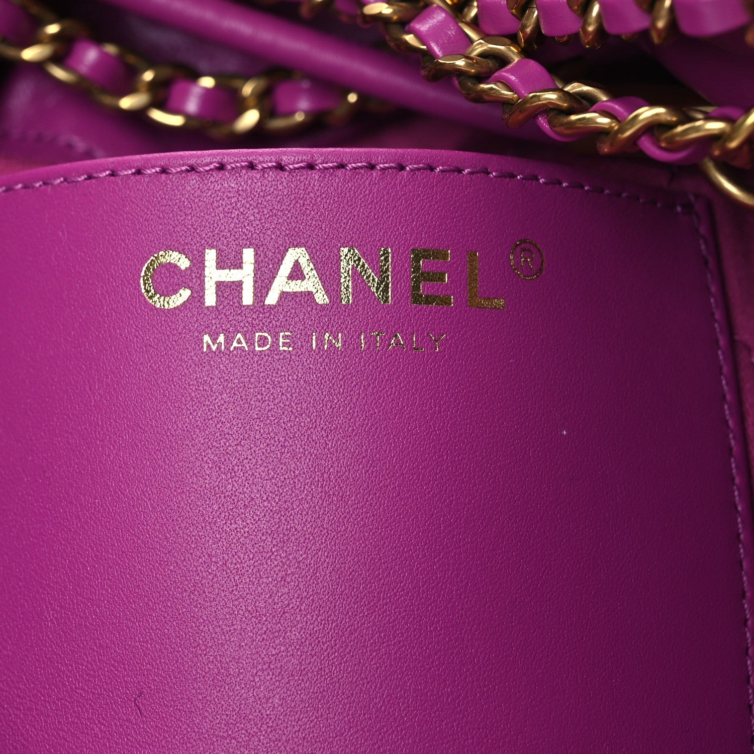 Chanel Shiny Calfskin Quilted Mini Chanel 22 Purple 6 of 11