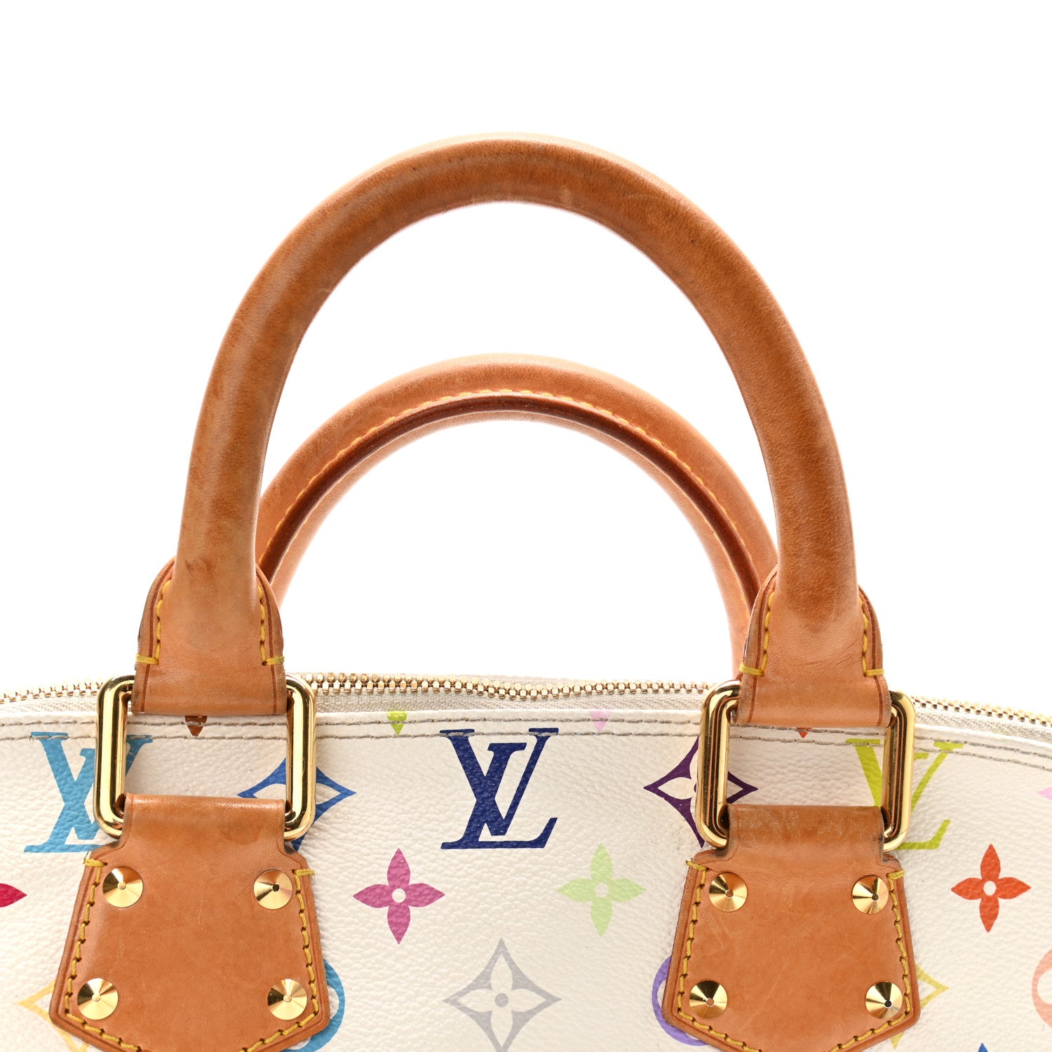 Louis Vuitton Monogram Multicolor Alma White 16 of 17