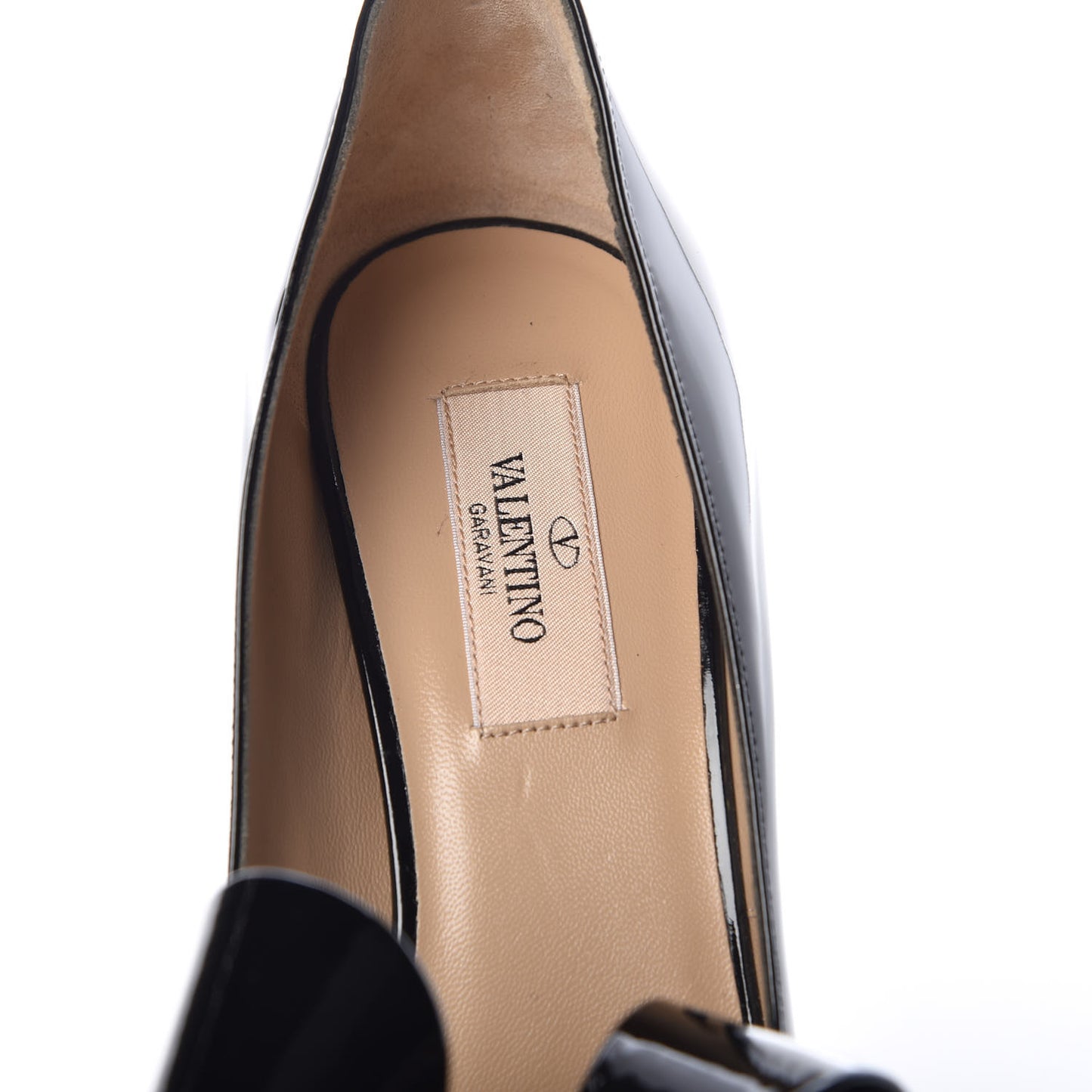 Patent Couture Bow Peep Toe 30/125mm Platform Pumps 38.5 Black