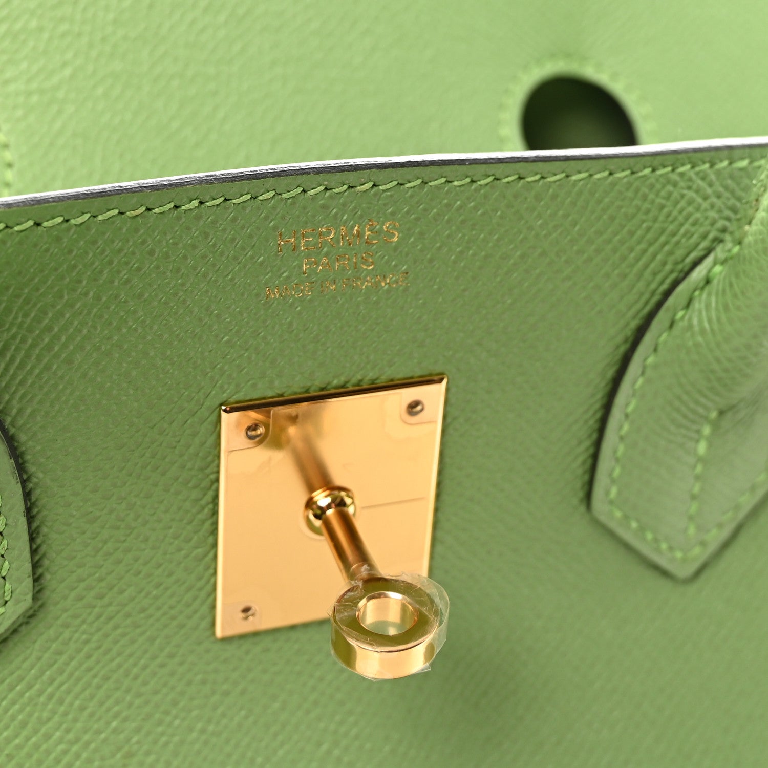 Hermes Epsom Birkin 30 Vert Criquet 6 of 10