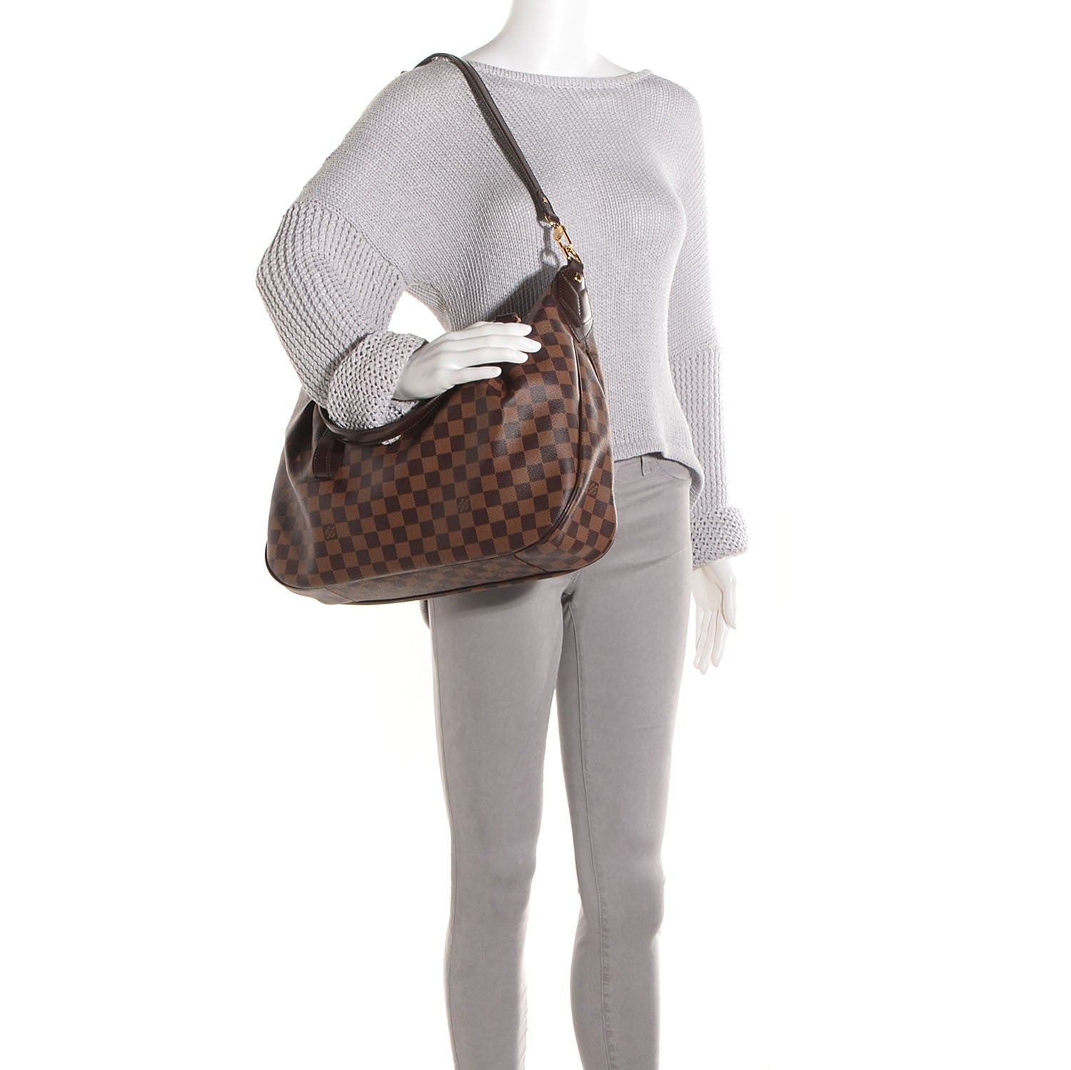 Louis Vuitton Damier Ebene Evora MM 2 of 7