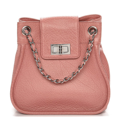 Chanel Grained Calfskin Mademoiselle Accordion Flap Pink 1 of 9
