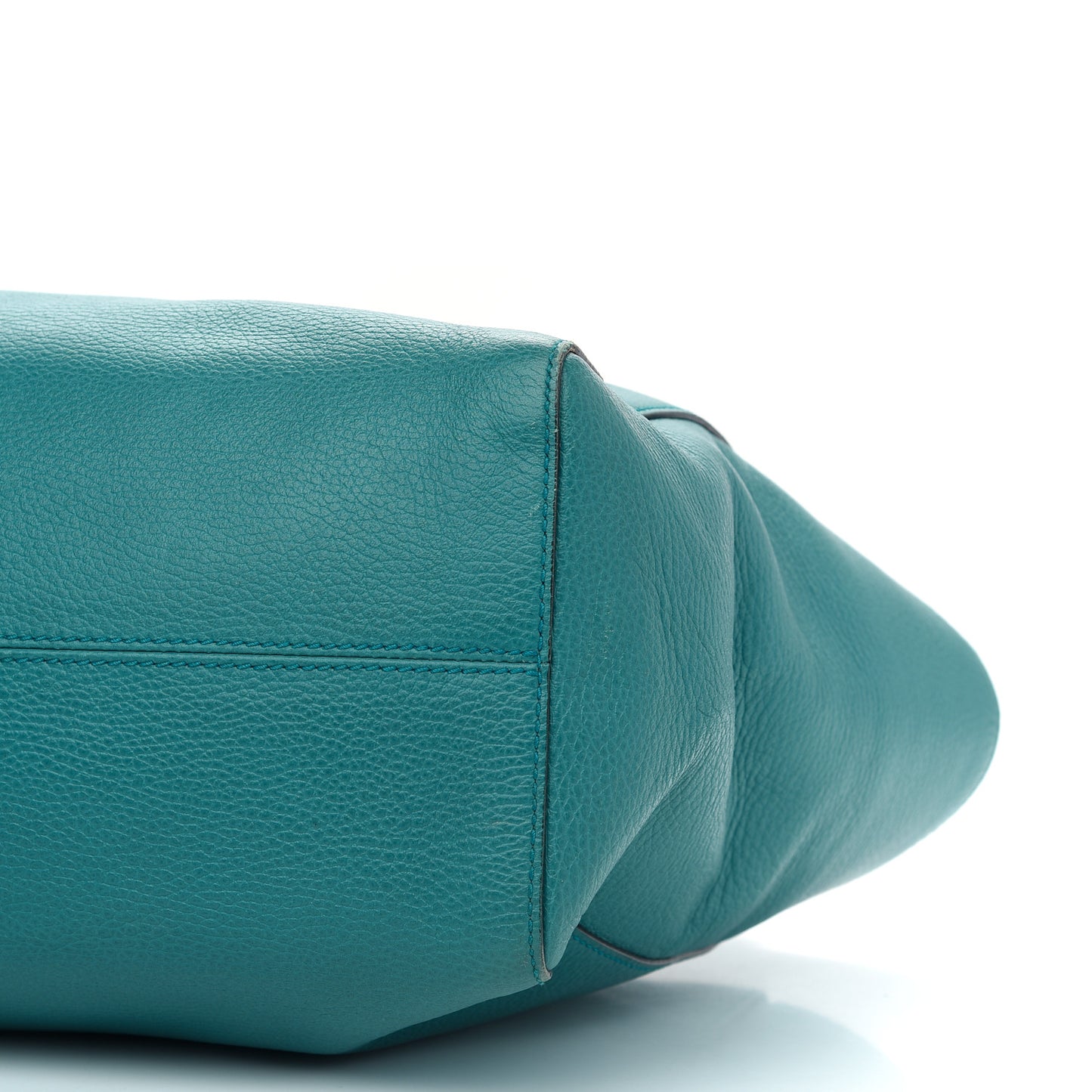 Dollar Calfskin Medium Swing Tote Deep Cobalt