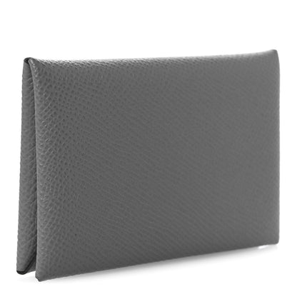 Hermes Epsom Verso Calvi Card Case Blue Hydra Deep Blue 3 of 8