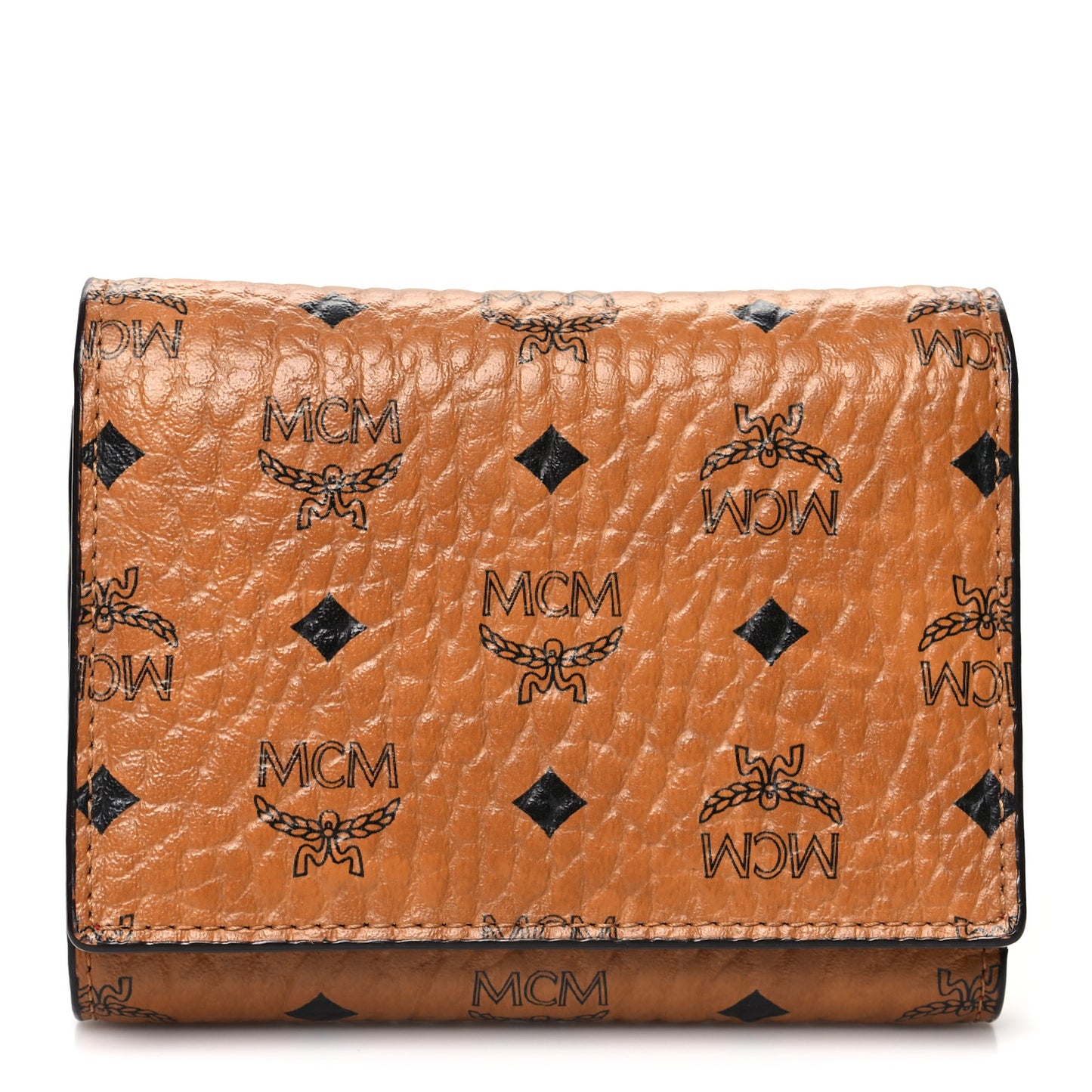 Visetos Trifold Wallet Cognac