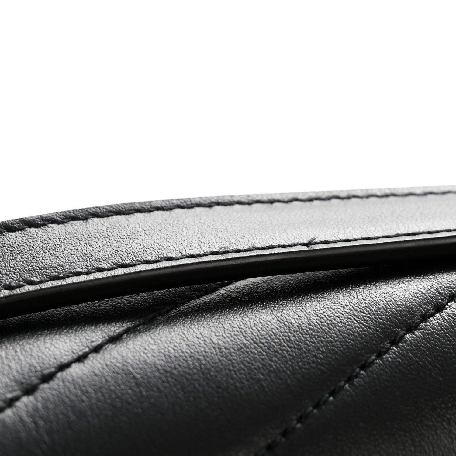 Saint Laurent Calfskin Y Quilted Monogram Monochrome Large Loulou Chain Satchel Black 12 of 13