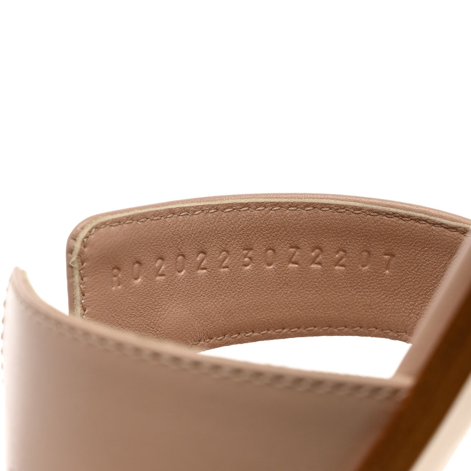 Hermes Box Calfskin Oran Sandals 39 Bois De Santal 6 of 9