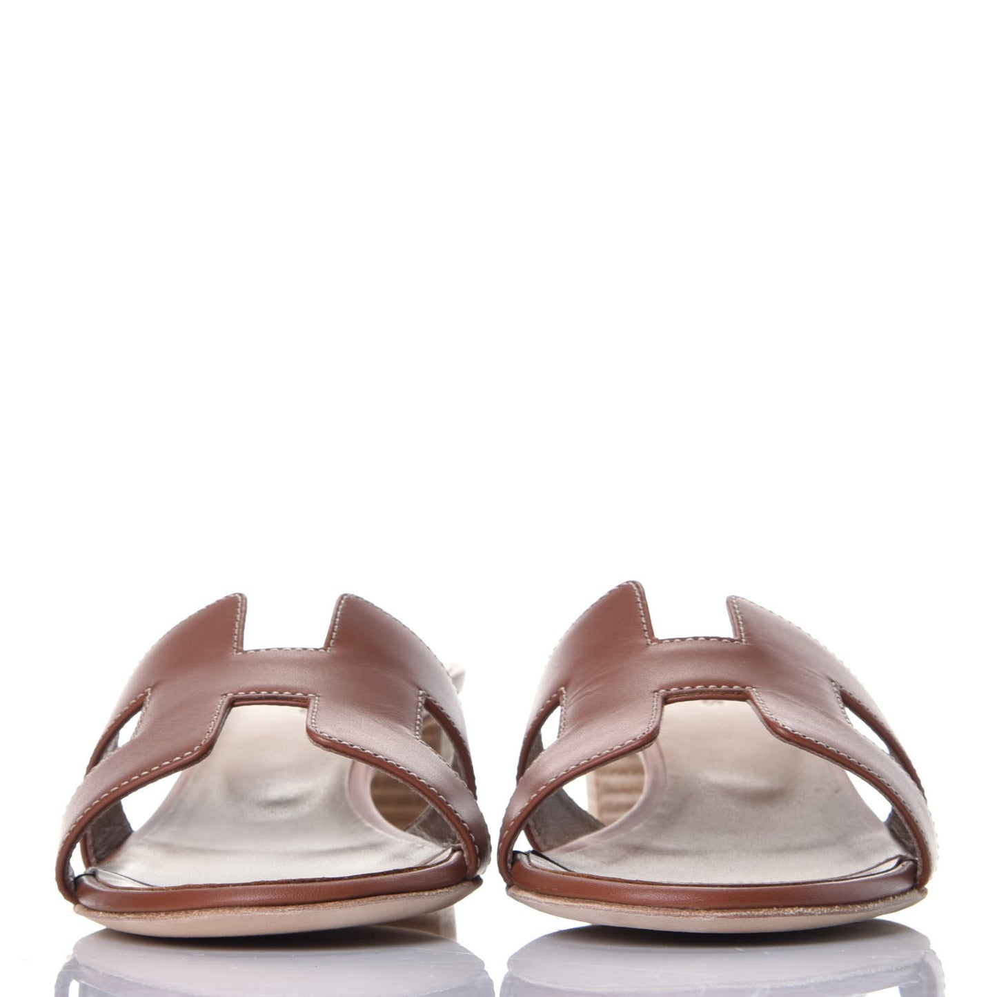 Calfskin Oasis Sandals 36.5 Gold