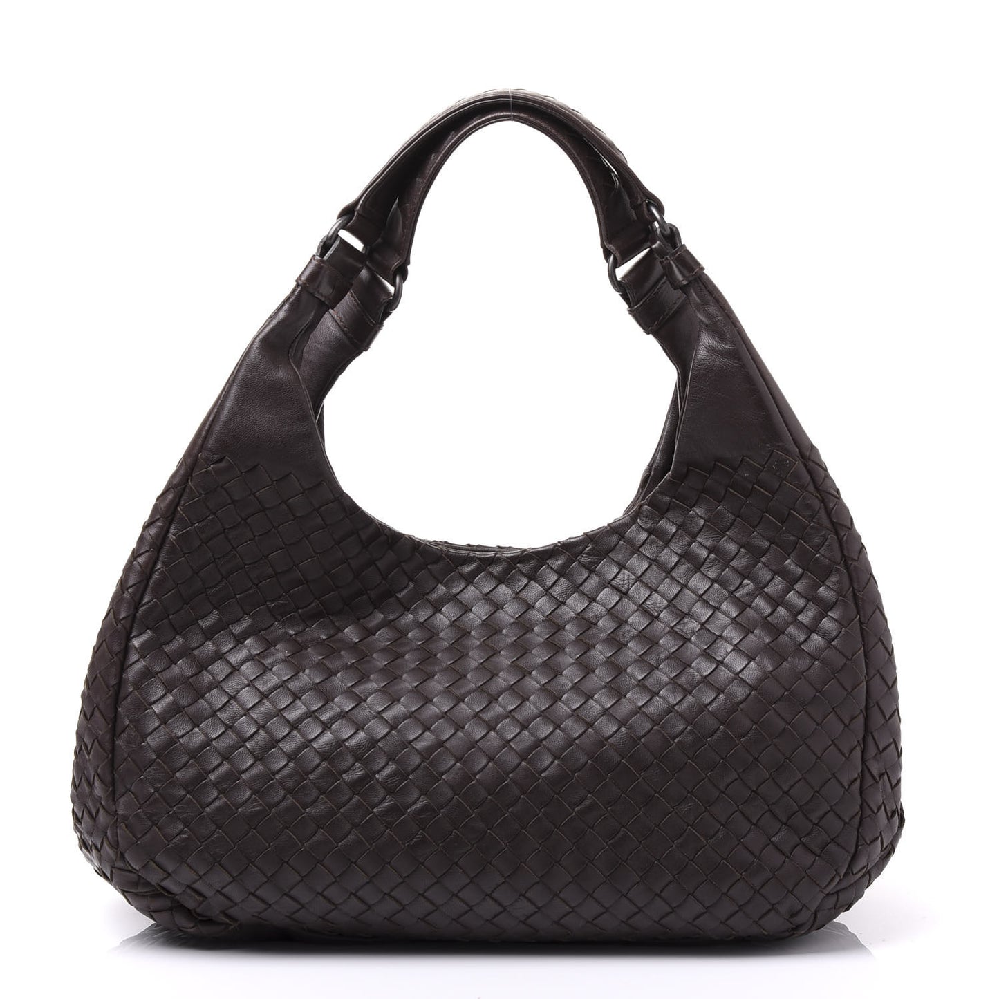 Nappa Intrecciato Medium Campana Ebano