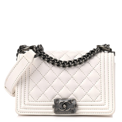 Chanel Lambskin Calfskin Tweed Success Story Set of 4 Minis Bags White 27 of 44