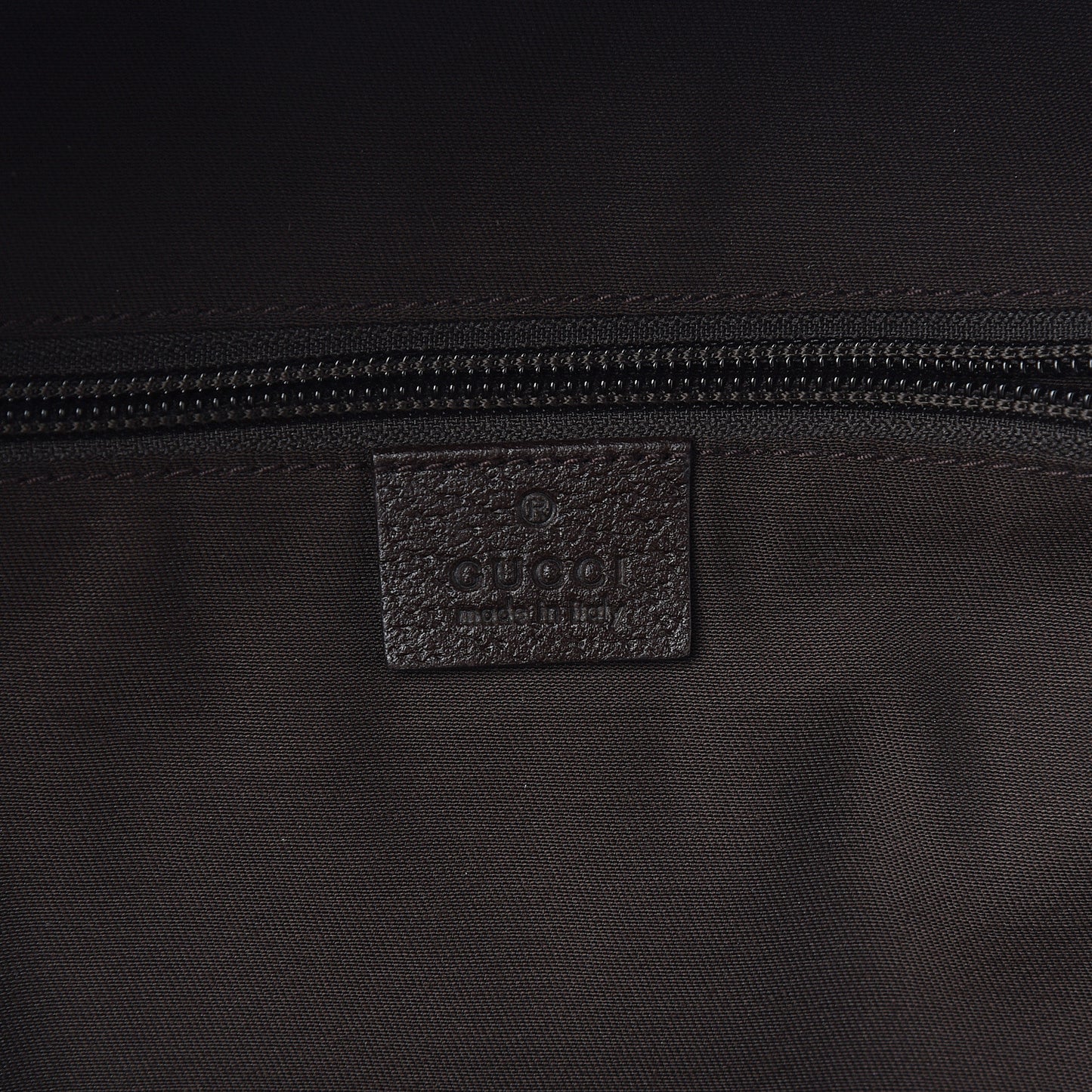 GG Monogram Web Medium Classic Backpack Brown
